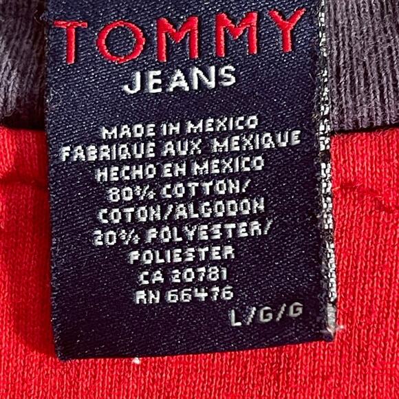 Vintage Tommy Jeans Crewneck Sweater Sweatshirt Large L - Picture 5 of 8